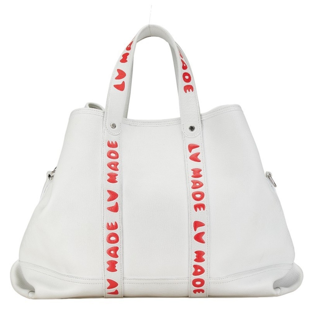 Louis Vuitton NIGO collaboration trolley tote bag shoulder M59366 white multi... - Picture 4 of 13